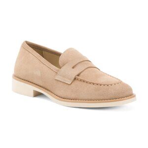 RIZZOLI Made In Italy Suede Penny Loafers